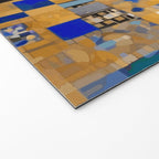 Gustav Klimt Style Tuxedo Cat with Geometric Patterns Welcome Mat Gallery Image 2