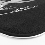 0077s-DJA Abstract Photograph of Seated Woman Striped by Light and Shade Bath Mat Gallery Image 3