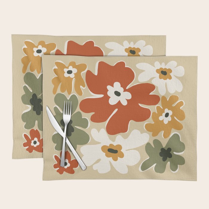 VINTAGE floral house  Placemat Gallery Image 1
