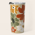 VINTAGE floral house  Travel Mug Gallery Image 3