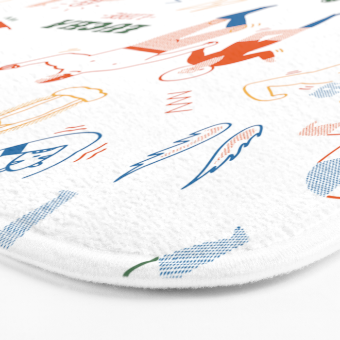 Lucha libre Bath Mat Gallery Image 3