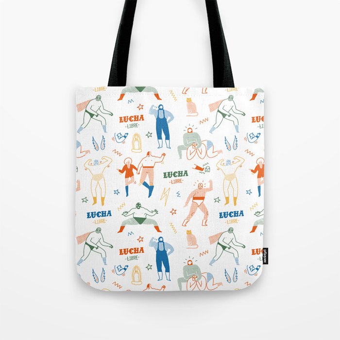 Lucha libre Tote Bag Gallery Image 1