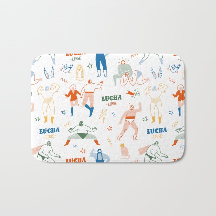 Lucha libre Bath Mat Gallery Image 1