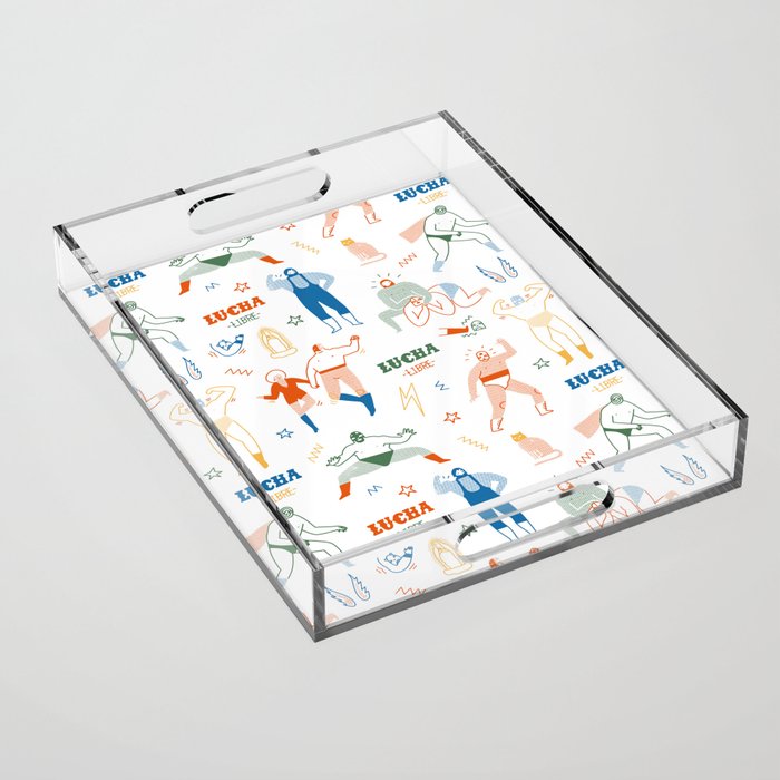 Lucha libre Acrylic Tray Gallery Image 1