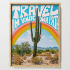 Travel In Your Own Path Serving Tray Gallery Image 1