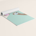Bubble Gum Gang in Green Yoga Mat Gallery Image 2