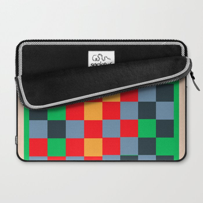 Colorful Checkerboard 2 Laptop Sleeve Gallery Image 2