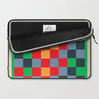 Colorful Checkerboard 2 Laptop Sleeve Gallery Image 2