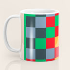 Colorful Checkerboard 2 Coffee Mug Gallery Image 3