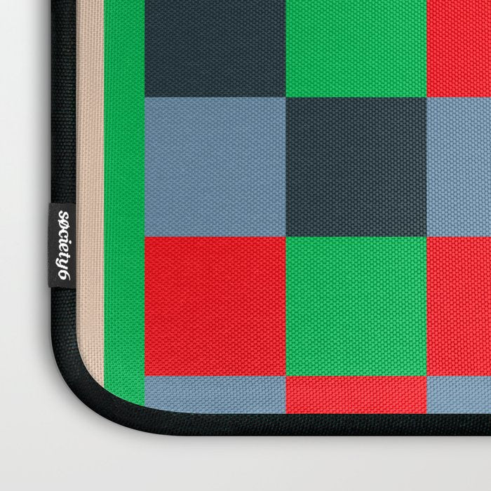 Colorful Checkerboard 2 Laptop Sleeve Gallery Image 3