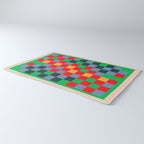 Colorful Checkerboard 2 Rug Gallery Image 3