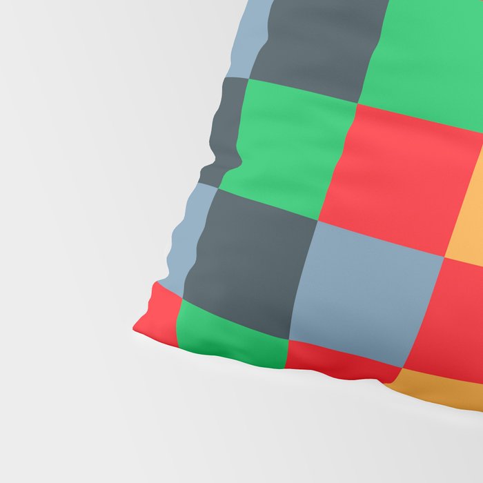 Colorful Checkerboard 2 Pillow Sham Gallery Image 4