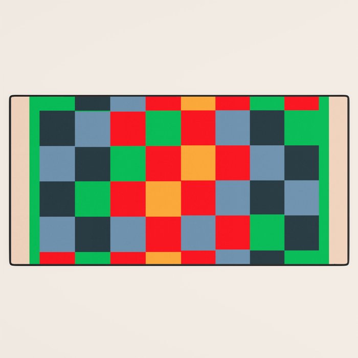 Colorful Checkerboard 2 Desk Mat Gallery Image 3