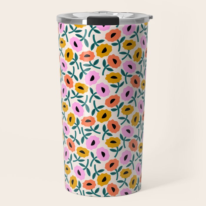 Floral Bliss Travel Mug Gallery Image 1