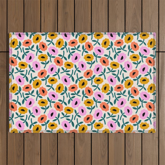 Floral Bliss Outdoor Rug Gallery Image 1