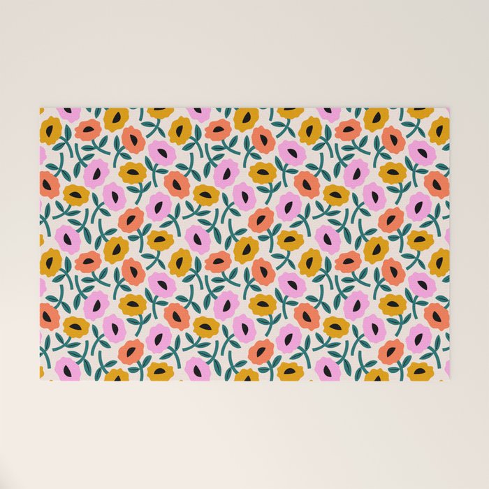 Floral Bliss Welcome Mat Gallery Image 1