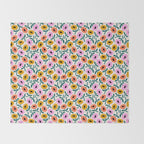 Floral Bliss Throw Blanket Gallery Image 2