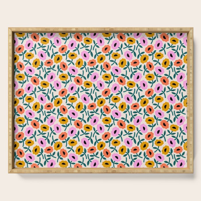 Floral Bliss Serving Tray Gallery Image 1