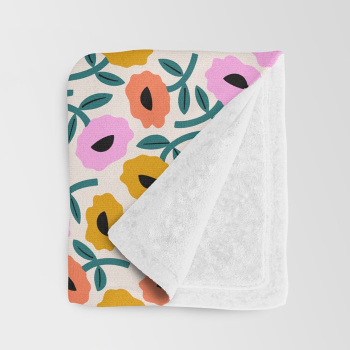 Floral Bliss Throw Blanket Gallery Image 3