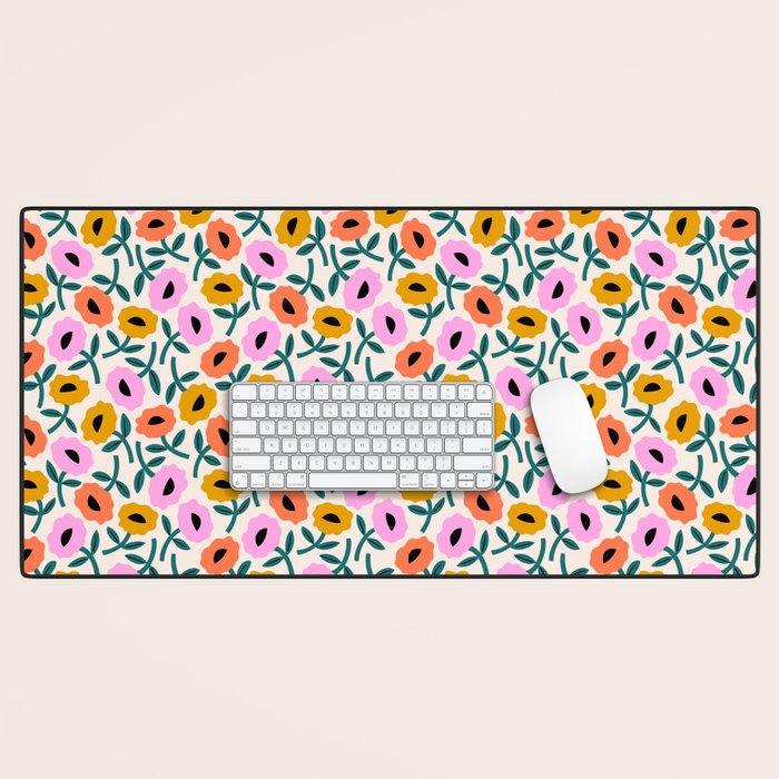 Floral Bliss Desk Mat Gallery Image 1