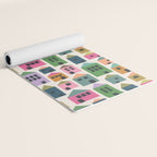 Happy Houses - Multi-colored Yoga Mat Gallery Image 2