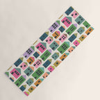 Happy Houses - Multi-colored Yoga Mat Gallery Image 1