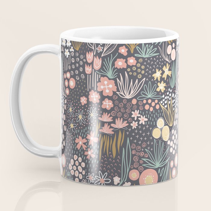 Flower Field Large Coffee Mug Gallery Image 3