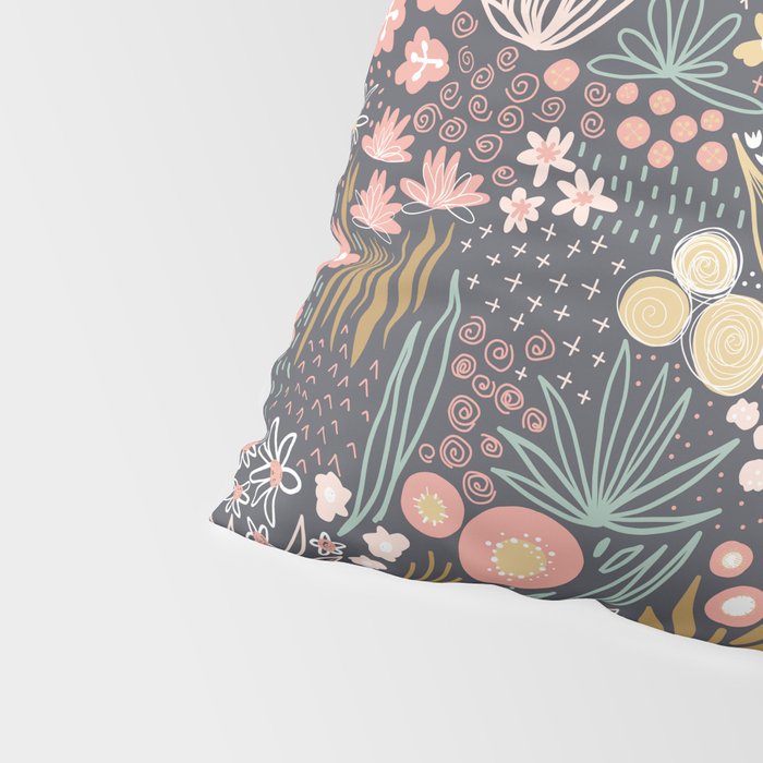Flower Field Large Pillow Sham Gallery Image 4