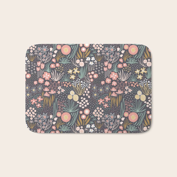 Flower Field Large Bath Mat Gallery Image 1