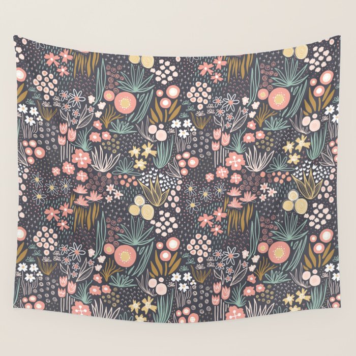 Flower Field Large Wall Tapestry Gallery Image 4