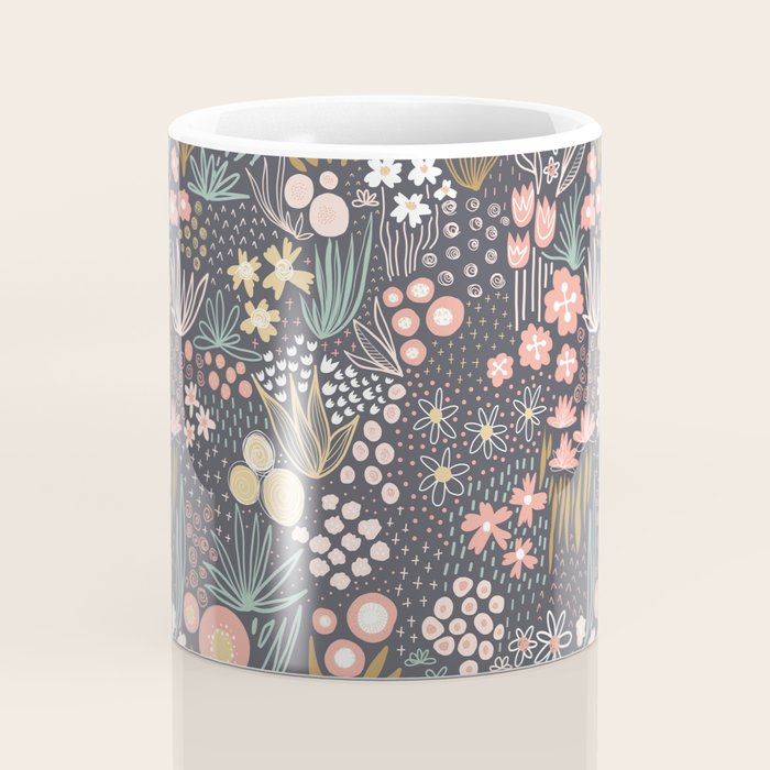 Flower Field Large Coffee Mug Gallery Image 4