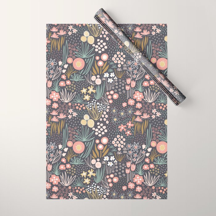 Flower Field Large Wrapping Paper Gallery Image 1