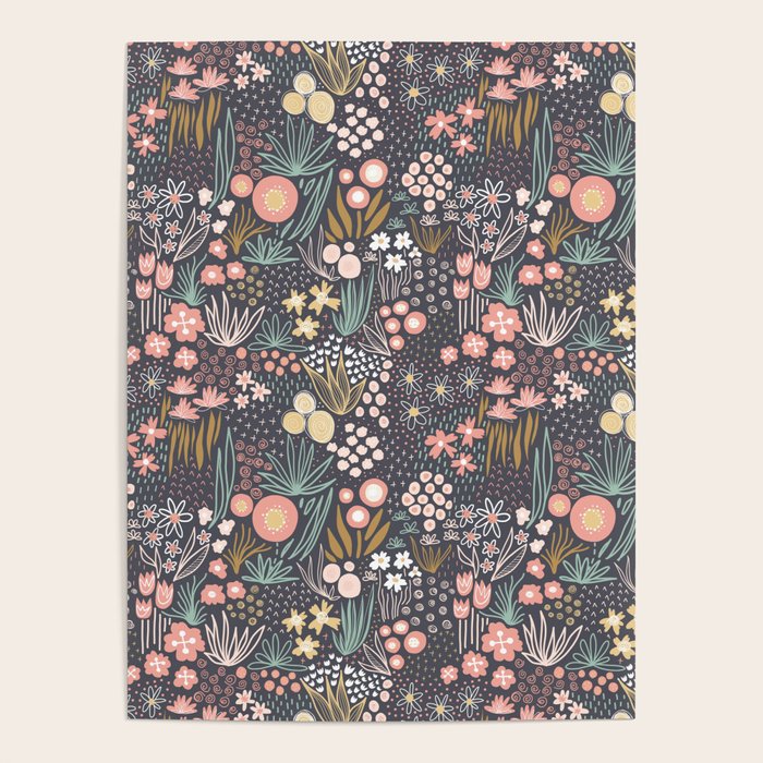Flower Field Large Poster Gallery Image 1
