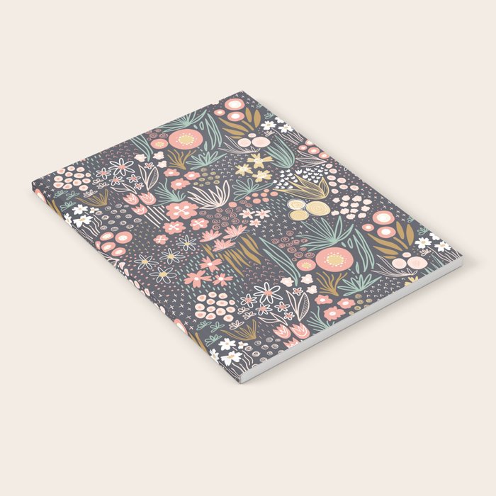 Flower Field Large Notebook Gallery Image 1