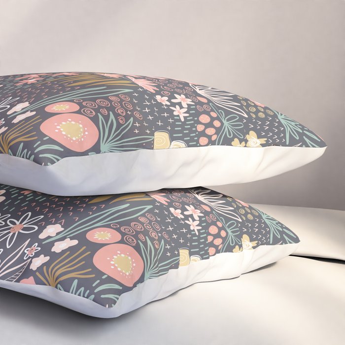Flower Field Large Pillow Sham Gallery Image 3