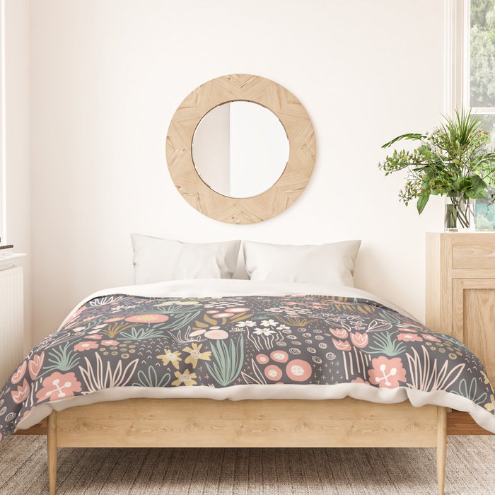 Flower Field Large Duvet Cover Gallery Image 3