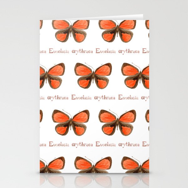 Butterfly - Euselasia erythraea Stationery Card Gallery Image 2
