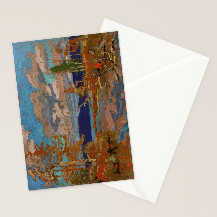 Tom Thomson The Lake, Bright Day 1916 Canadian Landscape Artist Stationery Card Gallery Image 2