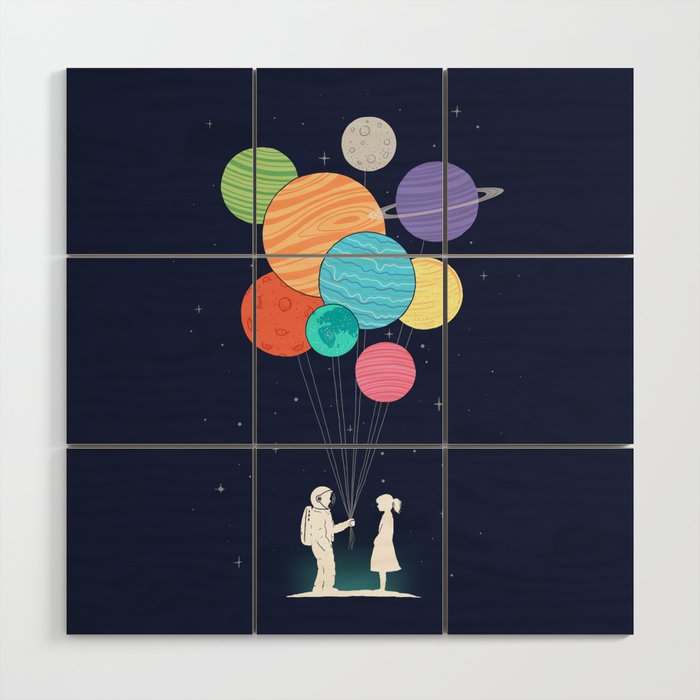 You are my universe Wood Wall Art Gallery Image 1