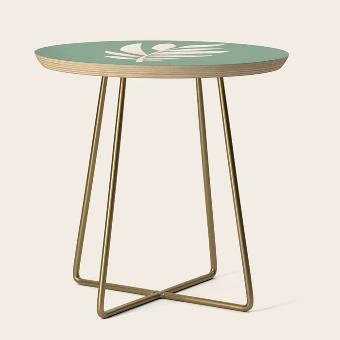 Cut-out Plant - Green Side Table Gallery Image 1