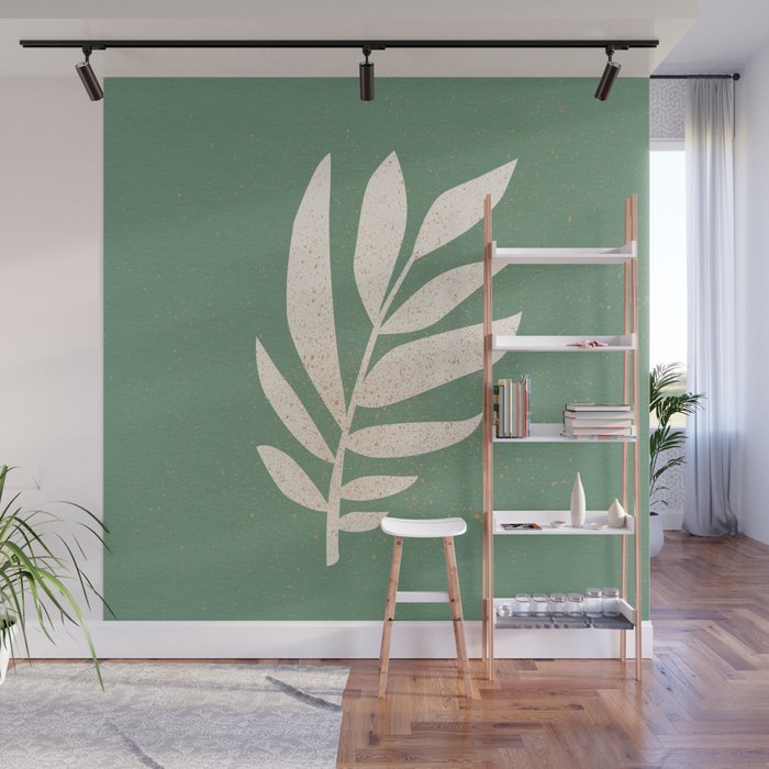 Cut-out Plant - Green Wall Mural Gallery Image 1