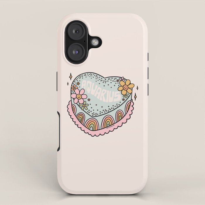 Aquarius Heart Cake iPhone Case Gallery Image 1