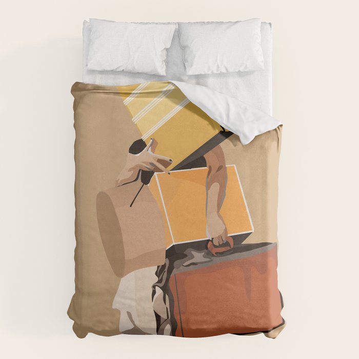But only everything necessary Terracotta Duvet Cover Gallery Image 6