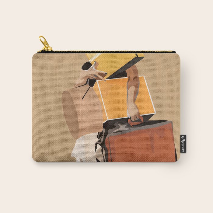 But only everything necessary Terracotta Carry All Pouch Gallery Image 1