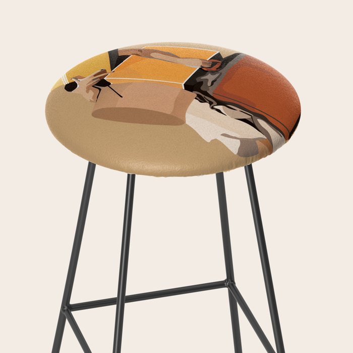 But only everything necessary Terracotta Stool Gallery Image 2