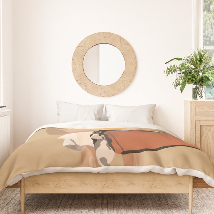 But only everything necessary Terracotta Duvet Cover Gallery Image 3