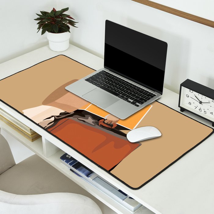 But only everything necessary Terracotta Desk Mat Gallery Image 2