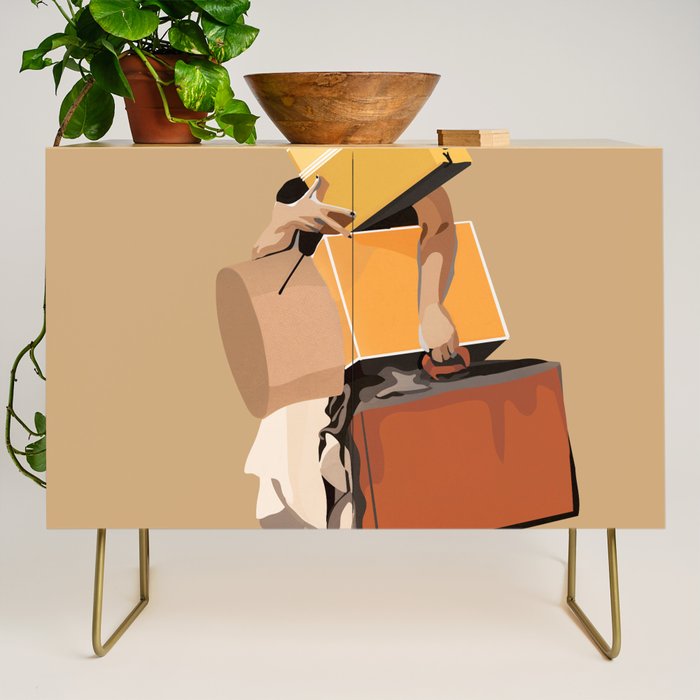 But only everything necessary Terracotta Credenza Gallery Image 1
