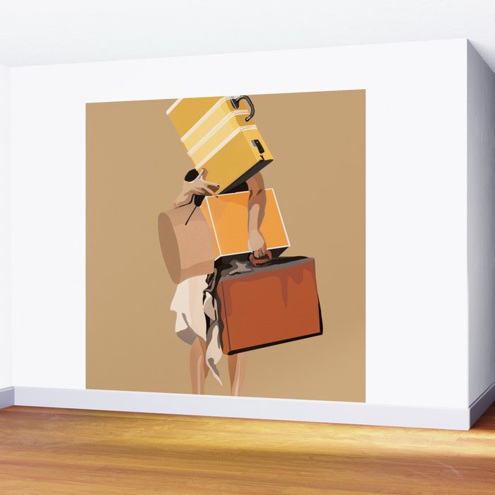 But only everything necessary Terracotta Wall Mural Gallery Image 2