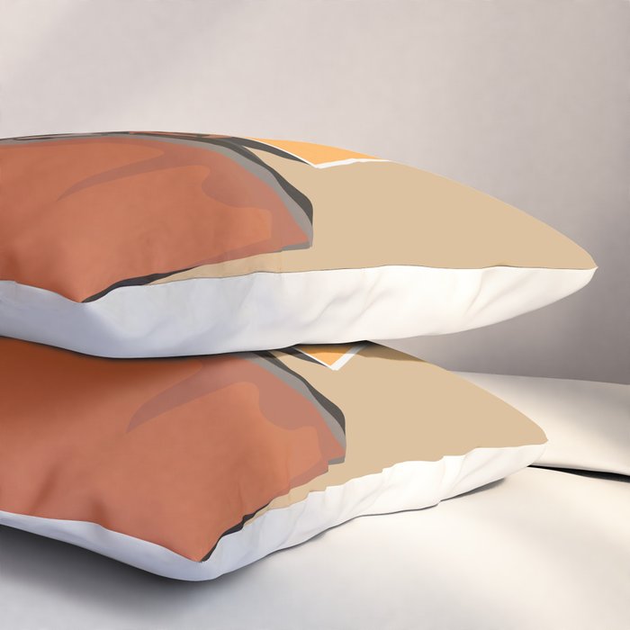 But only everything necessary Terracotta Pillow Sham Gallery Image 3